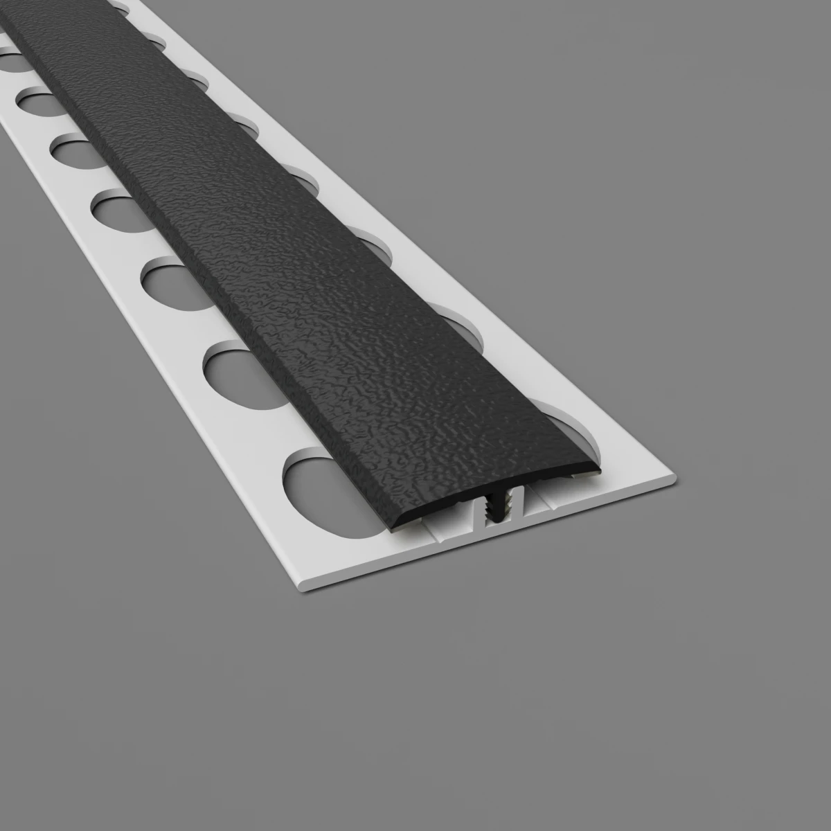 Wall Protection 2-Part H Divider Trim Charcoal Grey