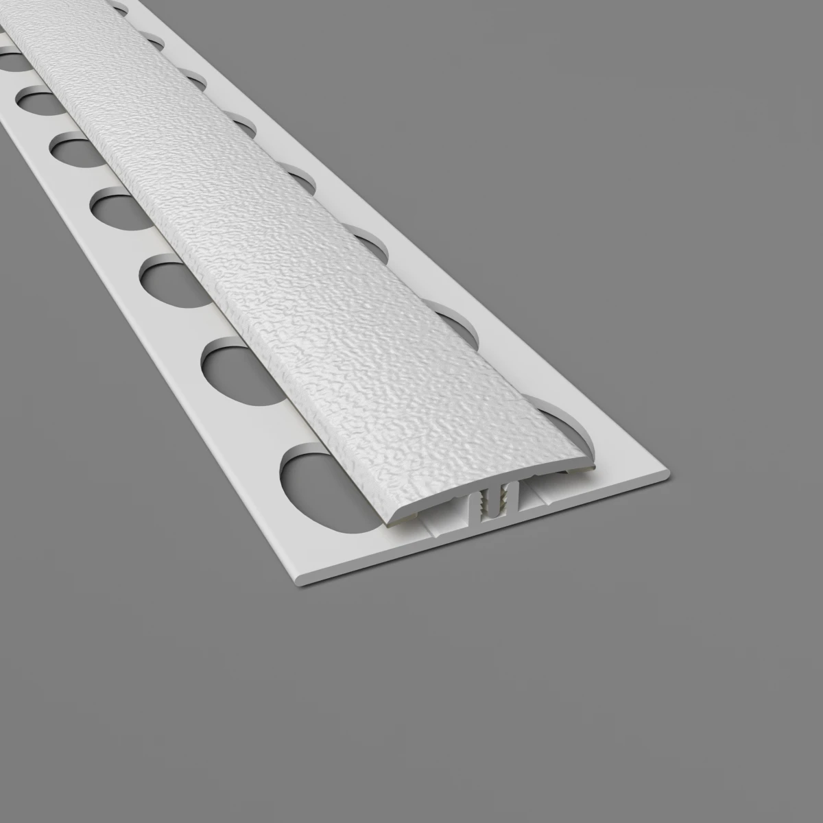 Wall Protection 2-Part H Divider Trim White