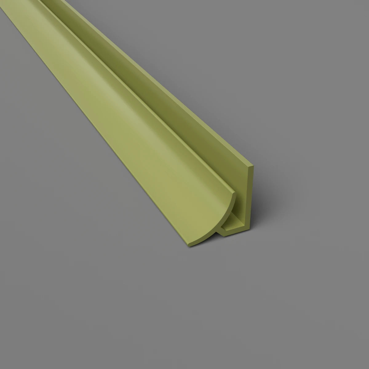 Internal Radius Corner Cladding Trim Olive Green